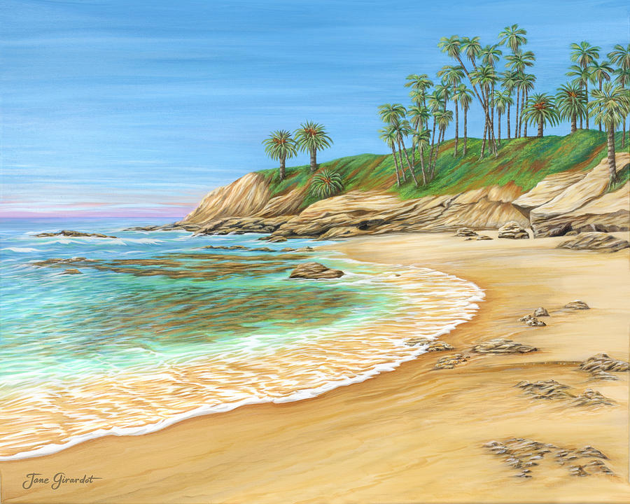 Early Morning Laguna Painting by Jane Girardot