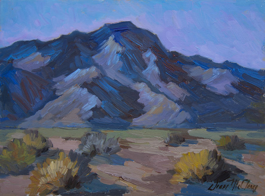 Early Morning Light Mt. San Jacinto Painting by Diane McClary