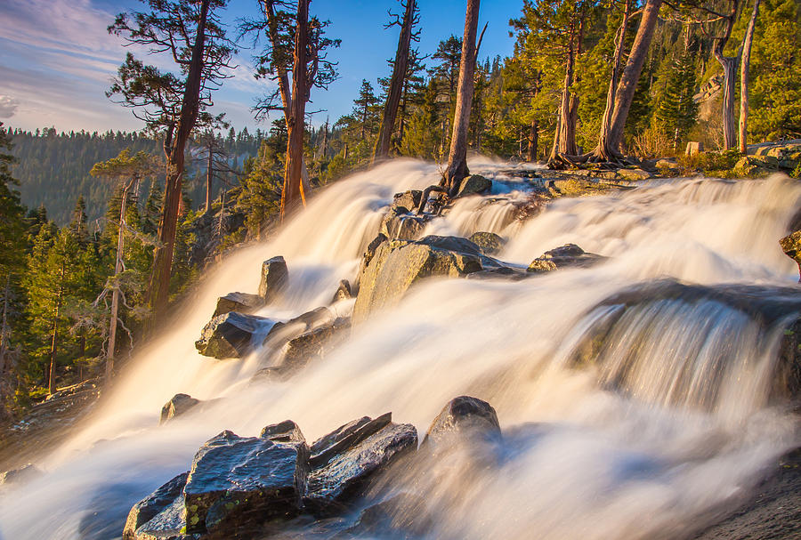 Early Morning Light On Eagle Falls Photograph by Marc Crumpler