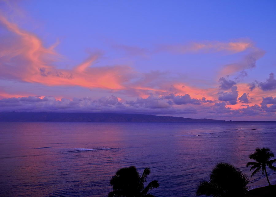 Nature Photograph - Early Morning Light Over Molokai by Kirsten Giving