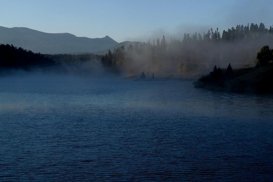 Early Morning Mist on a Lake Photograph by Marilyn Burton