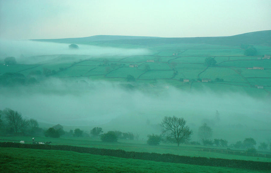 Early Morning Mist Over Farmland Photograph by Science Photo Library Early Morning Mist Over Farmland Photograph by Science Photo Library