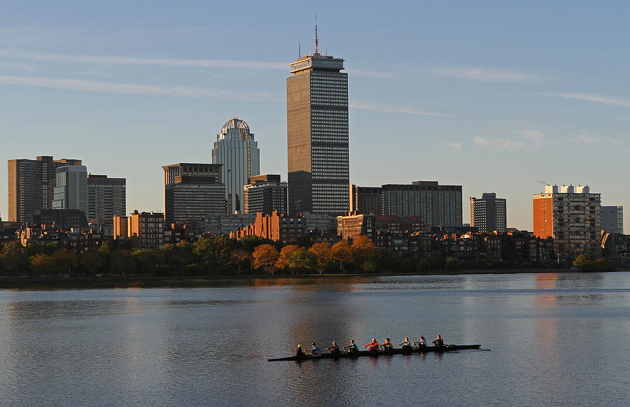Early Morning Preparation for the Head of the Charles  Photograph by Juergen Roth