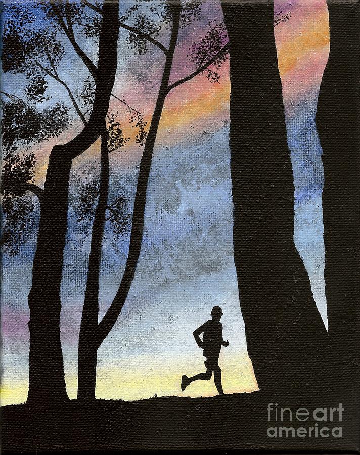 Early Morning Run Painting by Mary Scott