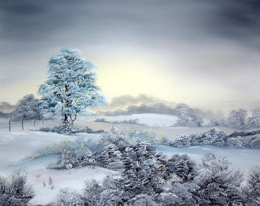 Early Morning Snows Painting by Jean Walker