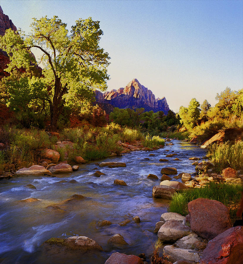 Early Morning Sunrise Zion N.P. Photograph by Rich Franco