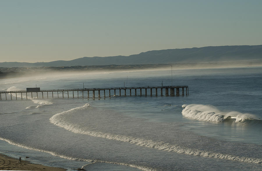 Early morning Surf Pismo Beach Photograph by William Kimble