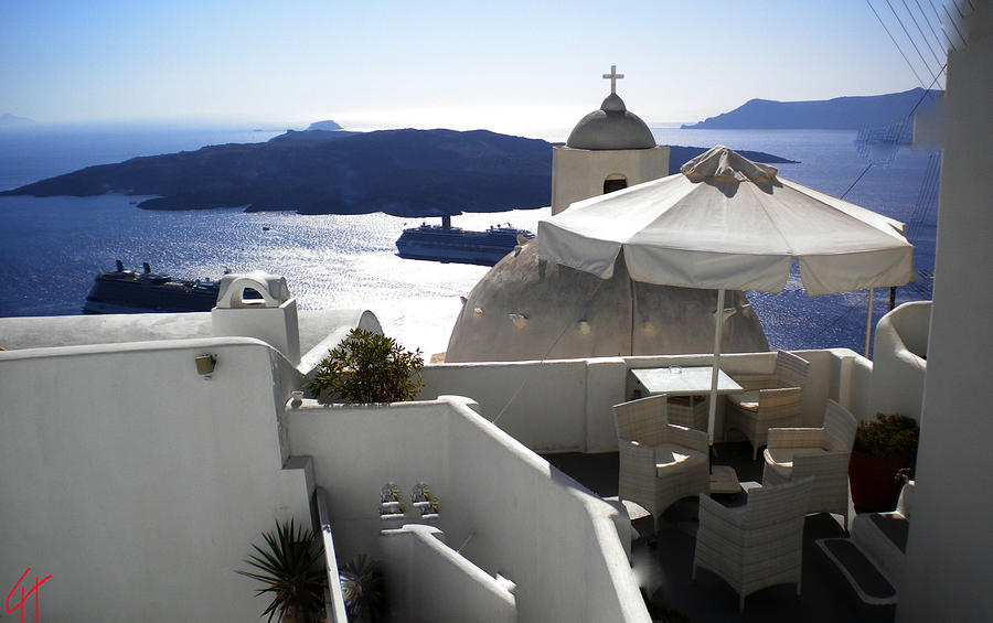 Greek Photograph - Early Morning View  by Colette V Hera Guggenheim