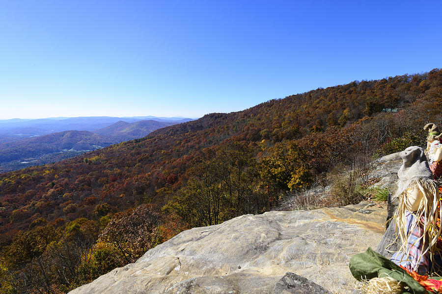 Fall Photograph - Early November at Black Rock Mountain 3 by Steve Samples