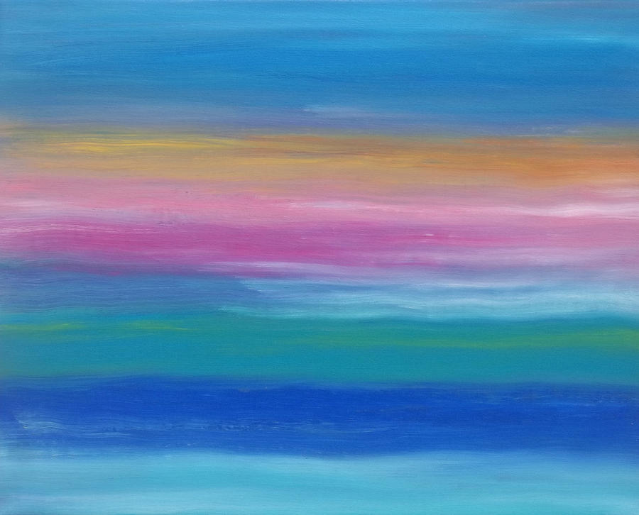 Early Ocean Sunrise Painting by Gregory Murray