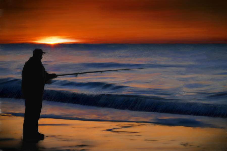 Sunset Painting - Early Riser by Nicole Spencer