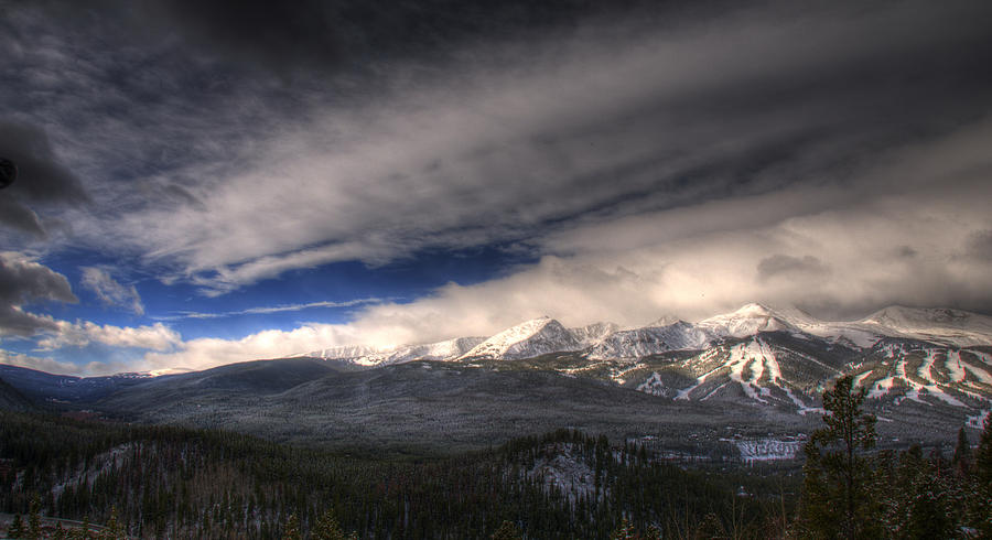 Early Snow Coming  Photograph by Paul Beckelheimer