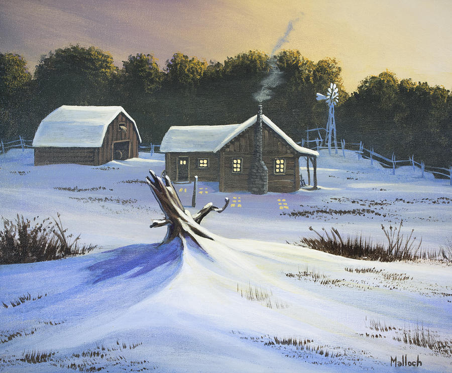 Early Snow Painting by Jack Malloch
