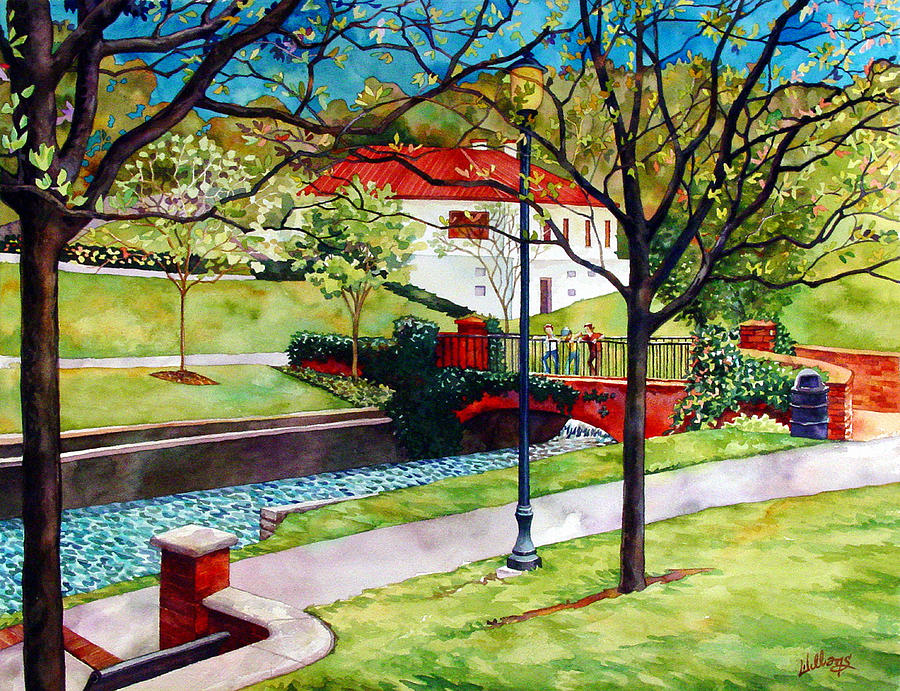 Early Spring Creek Painting by Mick Williams