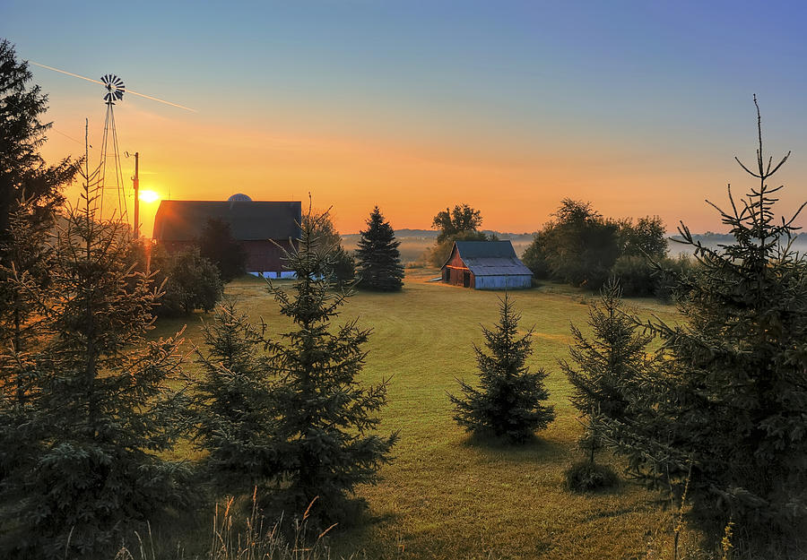 Early summer morning sunrise Photograph by David Hauge - Pixels