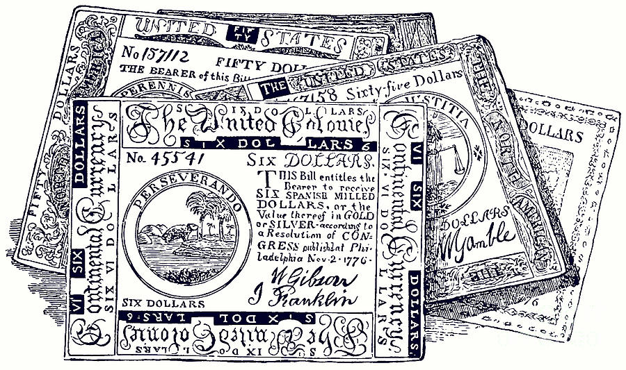 Early United States Money  Photograph by Phil Cardamone