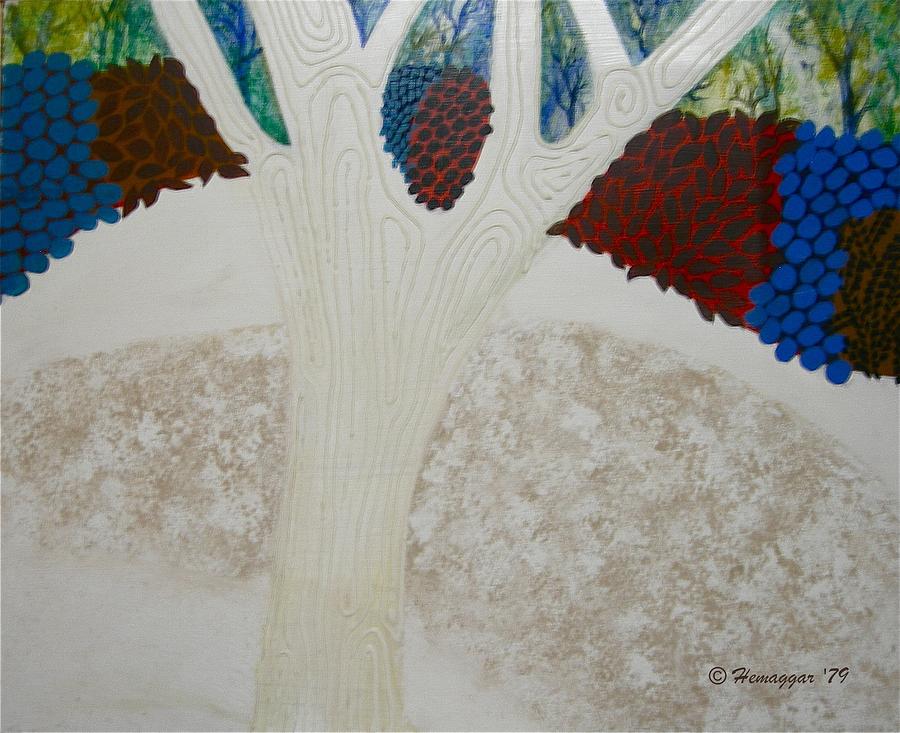 Winter Painting - Early Winter by Hemu Aggarwal Winter Painting - Early Winter by Hemu Aggarwal