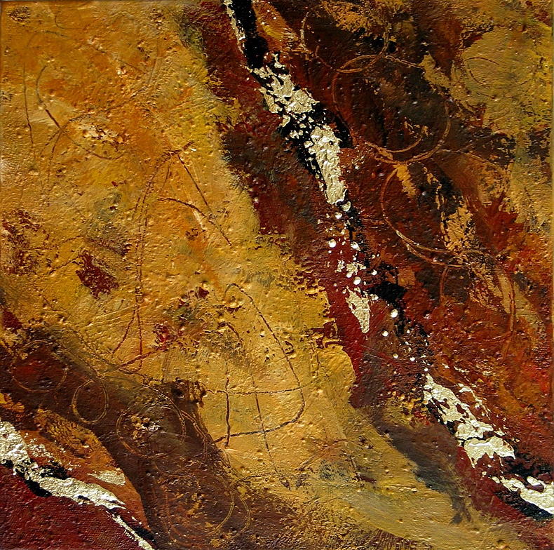 Earth Abstract One Painting by Lance Headlee
