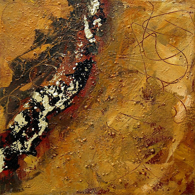 Earth Abstract Three Painting by Lance Headlee