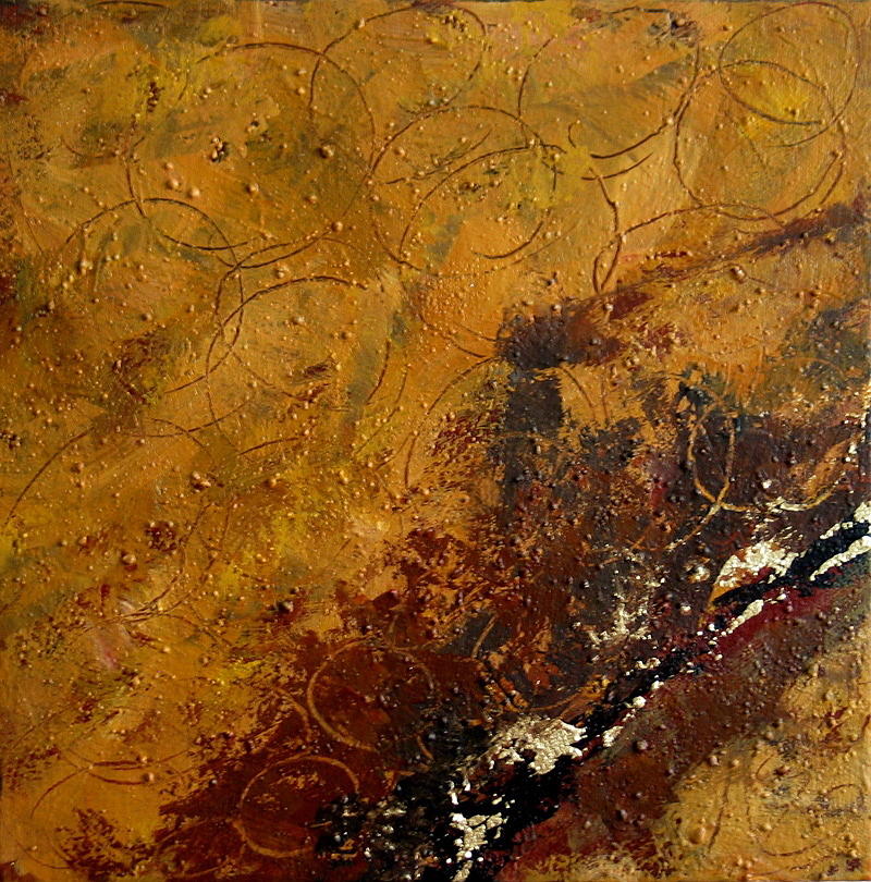 Earth Abstract Two Painting by Lance Headlee