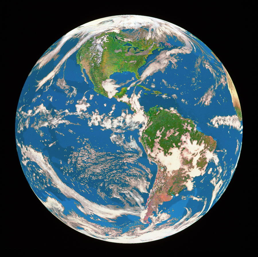 Earth From Space Photograph by Copyright Tom Van Sant/geosphere Project, Santa Monica/science Photo Library