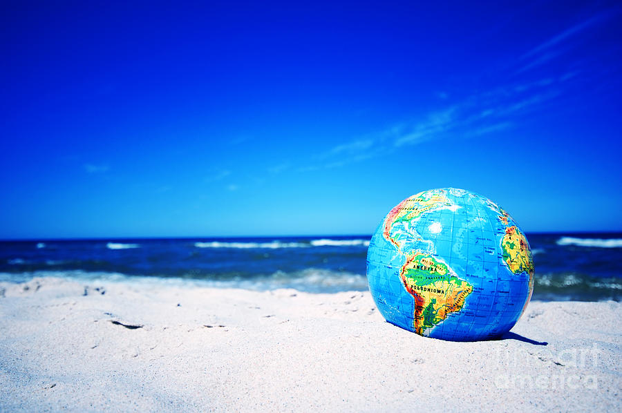 Earth globe. Conceptual image Photograph by Michal Bednarek