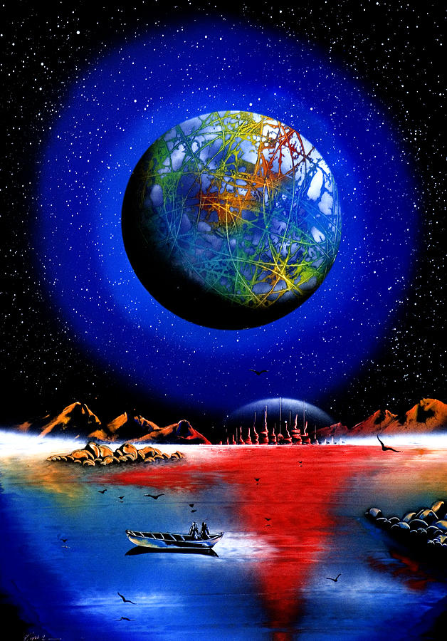 Earth  Painting by Ronny Or Haklay