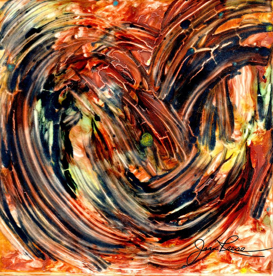 Fall Painting - Earth Winds by Joan Reese
