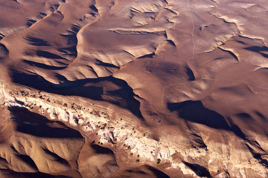 Landscape Photograph - Earthmarks 2 by Sylvan Adams Landscape Photograph - Earthmarks 2 by Sylvan Adams