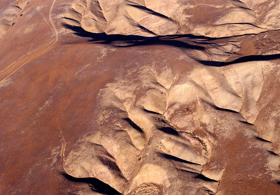 Landscape Photograph - Earthmarks 3 by Sylvan Adams Landscape Photograph - Earthmarks 3 by Sylvan Adams