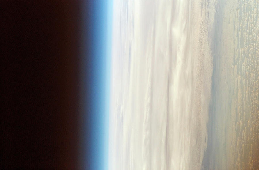 Earths Atmosphere From Space Photograph by Nasa/science Photo Library