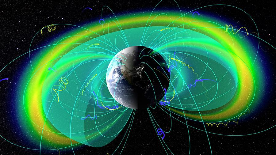 Earths Radiation And Plasma Belts Photograph by Nasa/scientific Visualization Studio