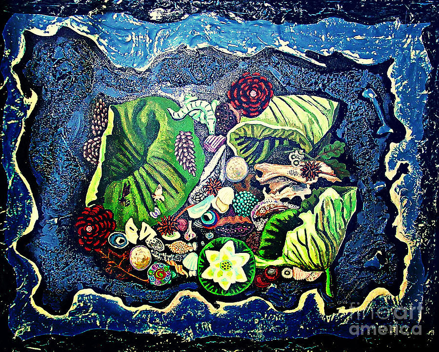 Earths Treasures Painting by Genevieve Esson