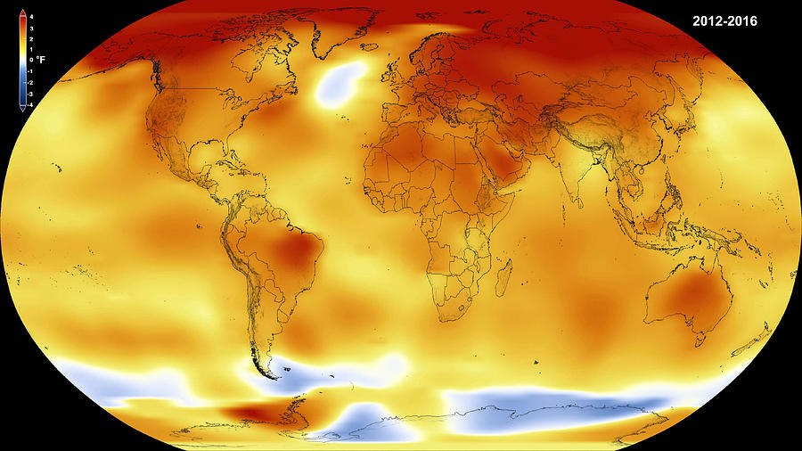 Earths Warmest Year On Record Photograph by Science Source