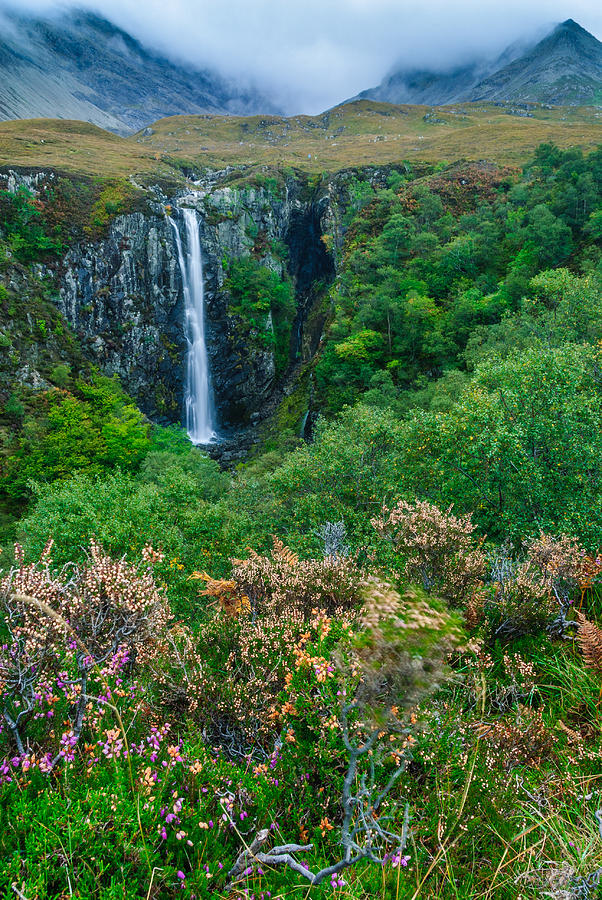 Eas Mor Waterfall Isle of Skye Photograph by David Ross
