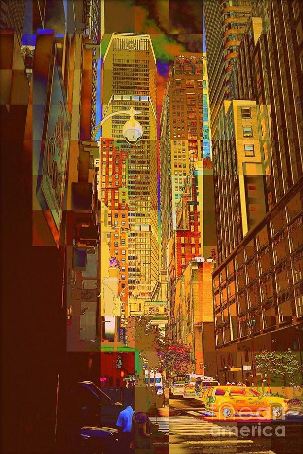 Abstract Photograph - East 45th Street - New York City by Miriam Danar