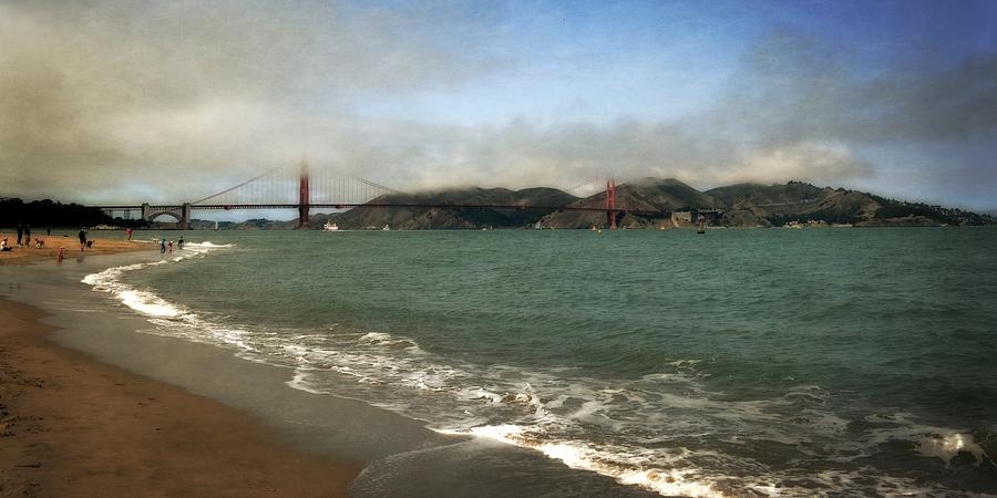East Beach and Golden Gate Photograph by Michelle Calkins