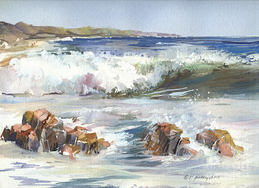East Coast Breakers Painting by P Anthony Visco