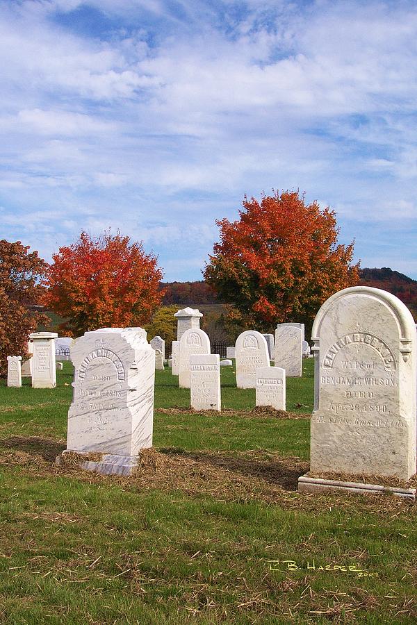 East Franklin Cemetery Photograph by R B Harper