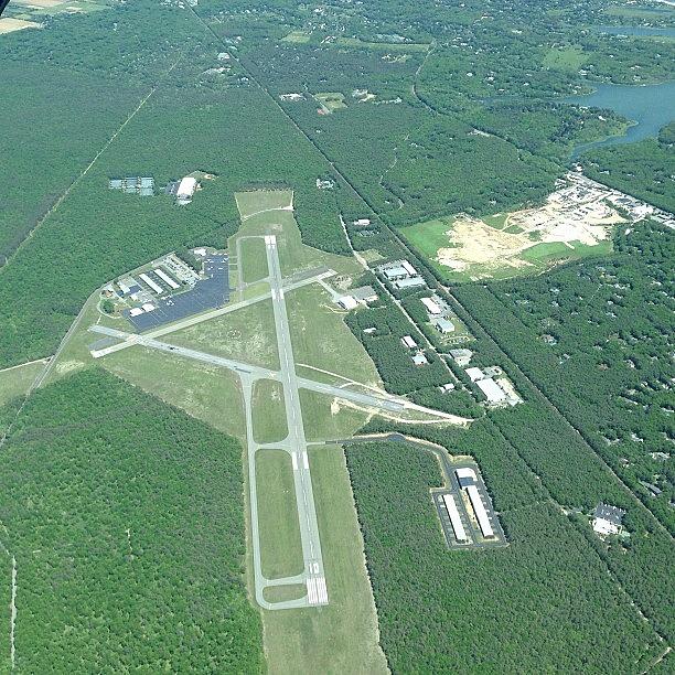Aerial Photograph - East Hampton Airport-khto #easthampton by Daniel Piraino