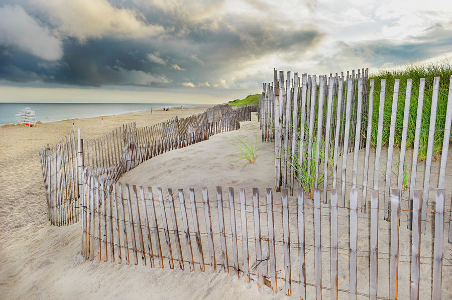 East Hampton Beach, Long Island, New Photograph by Mitchell Funk East Hampton Beach, Long Island, New Photograph by Mitchell Funk
