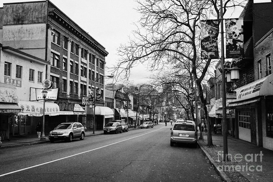 east pender street in chinatown Vancouver BC Canada Photograph by Joe ...