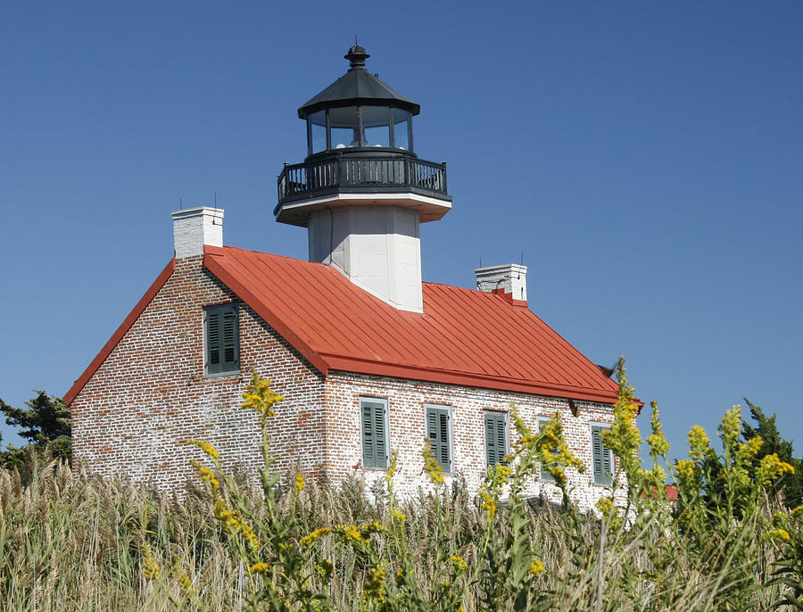 Lighthouse Photograph - East Point LIghthouse by Kristia Adams