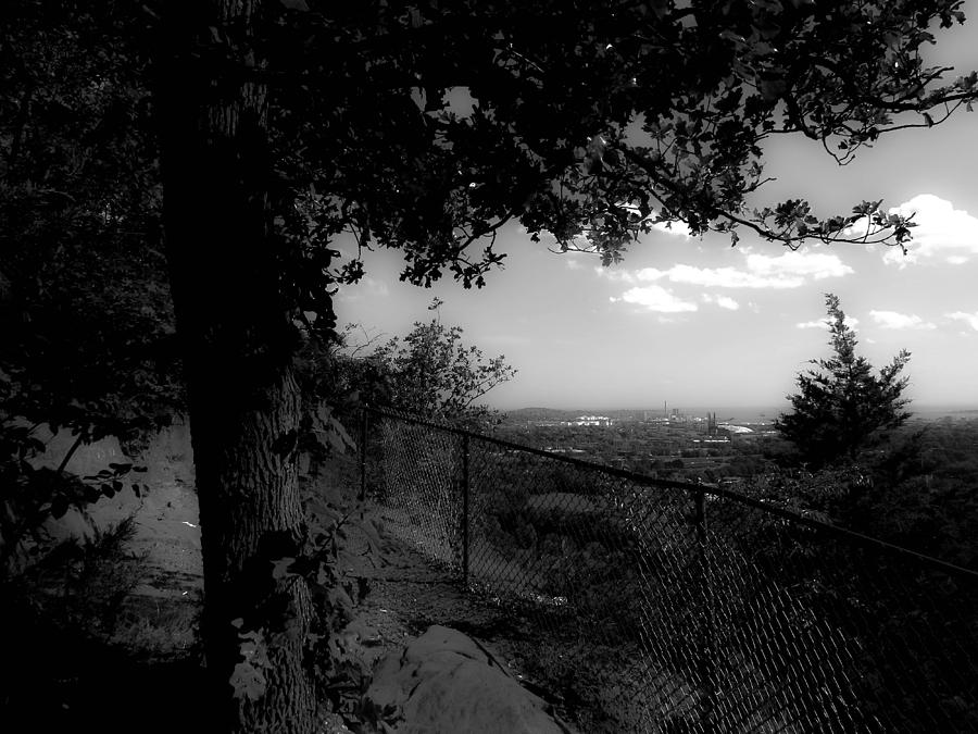East Rock Black and White Photograph by Stephen Melcher