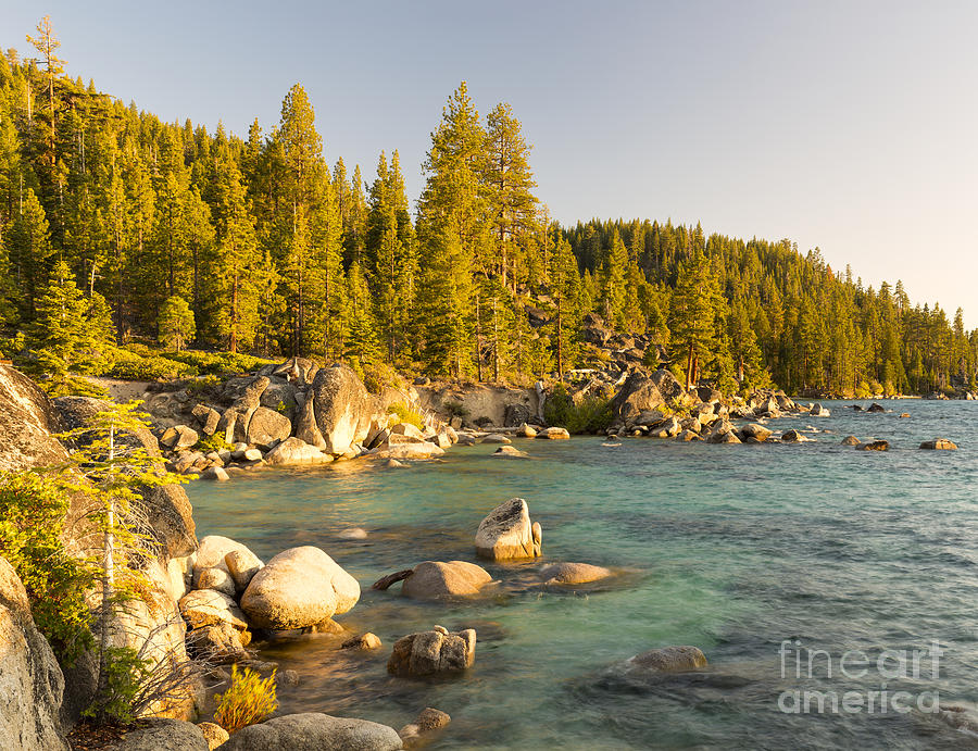 East shore Lake Tahoe sunset Photograph by Ken Brown