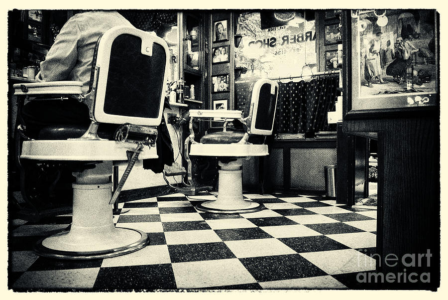 East Side Barber Shop New York City Photograph by Sabine Jacobs