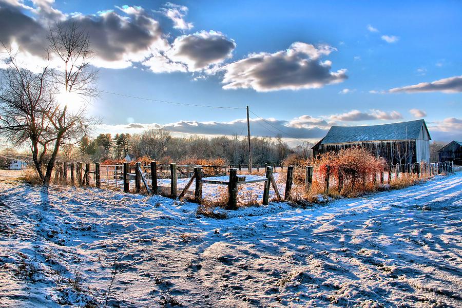 East Windsor Winter Sun Photograph by Andrea Galiffi