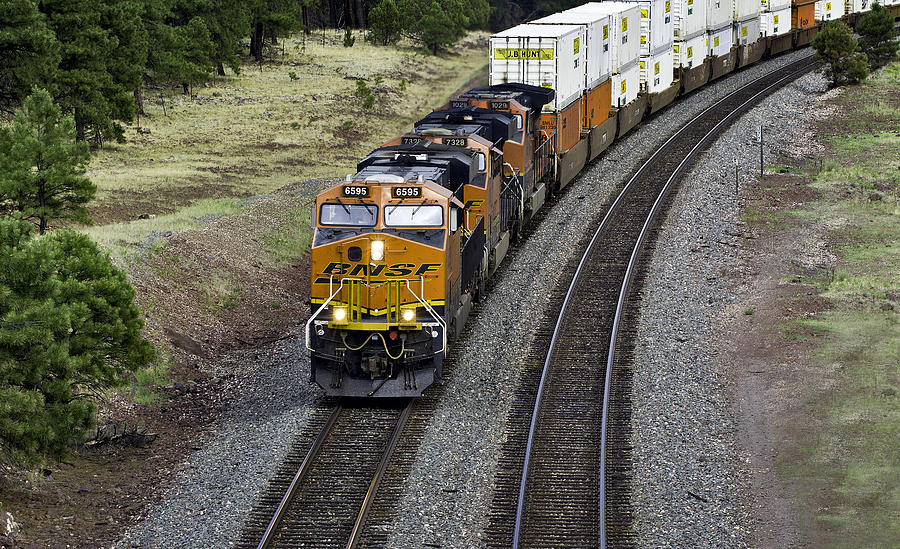 Eastbound Freight Photograph by Paul Riedinger