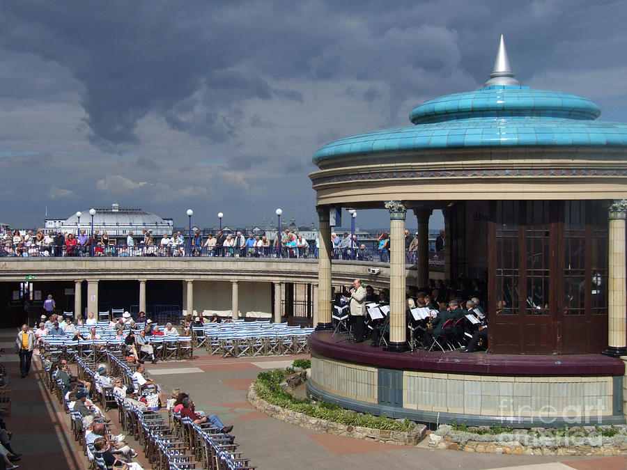 Holiday Photograph - Eastbourne Bandstand - Sussex by Phil Banks