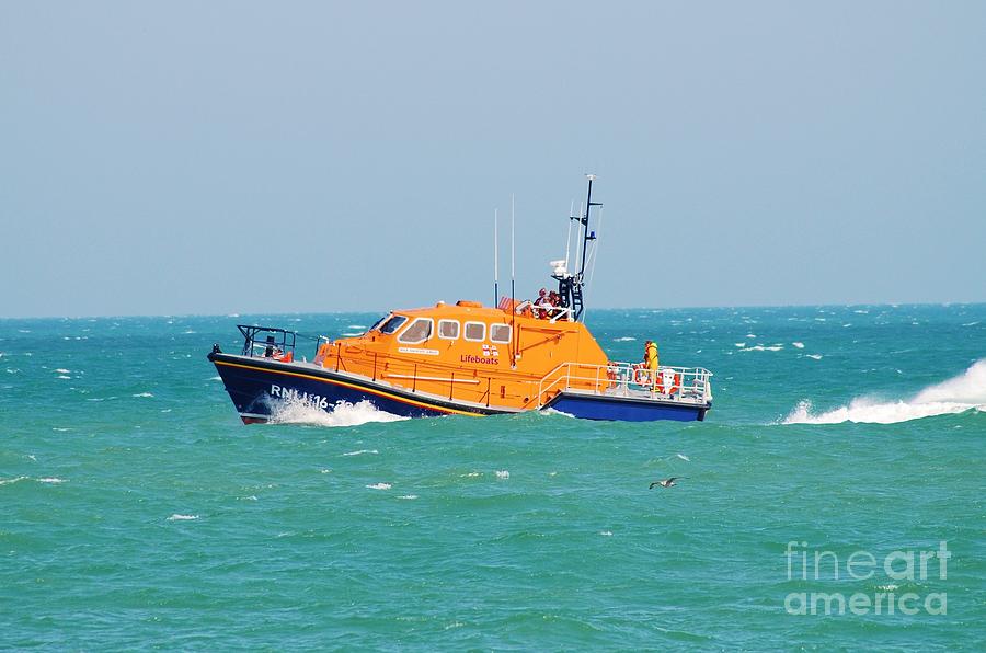 Eastbourne lifeboat Photograph by David Fowler